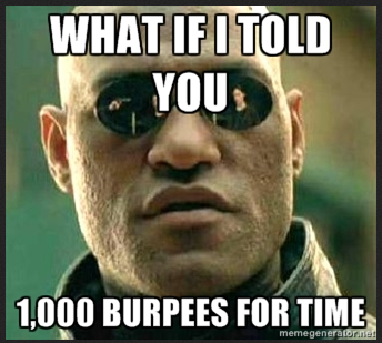 1000 burpees